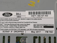 2017-2020 Ford Fusion Radio AM FM Cd Player Receiver Replacement P/N:HS7T-19C107-AD Fits Fits 2017 2018 2019 2020 OEM Used A