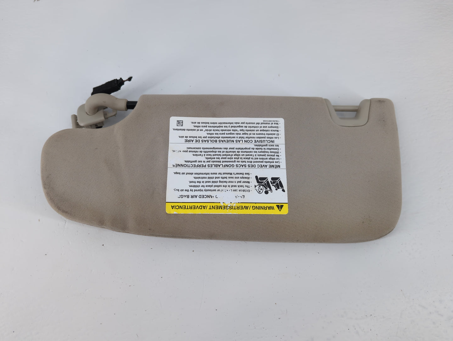 2017-2020 Ford Fusion Sun Visor Shade Replacement Passenger Right Mirror Fits Fits 2017 2018 2019 2020 OEM Used Auto Parts -