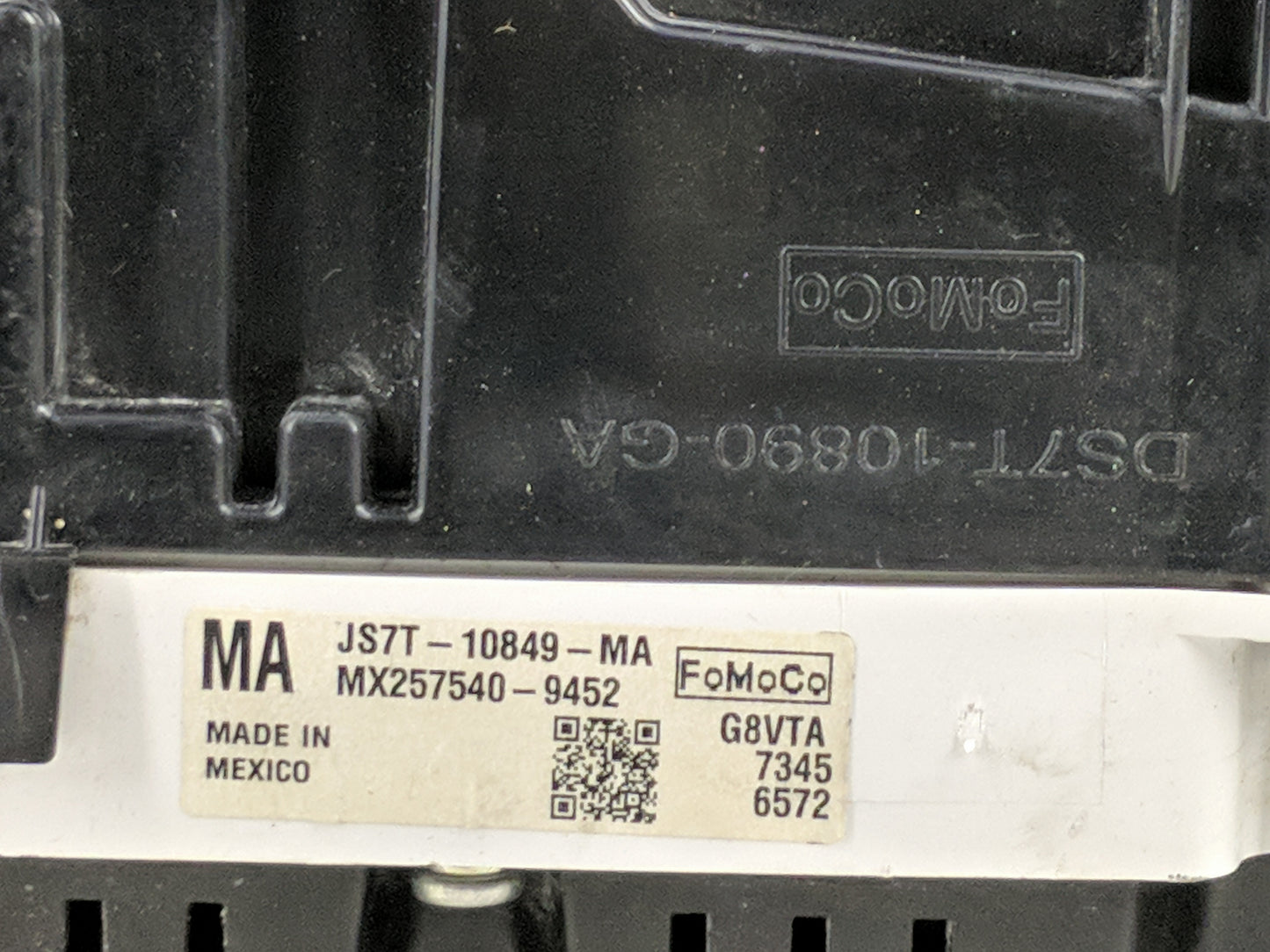 2018 Ford Fusion Instrument Cluster Speedometer Gauges P/N:JS7T-10849-MA Fits OEM Used Auto Parts - Oemusedautoparts1.com