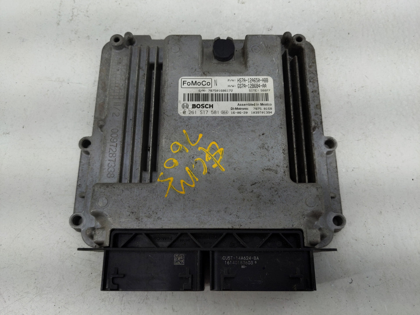 2017-2019 Ford Fusion PCM Engine Control Computer ECU ECM PCU OEM P/N:HS7A-12A650-PB HS7A-12A650-ABB Fits Fits 2017 2018 201