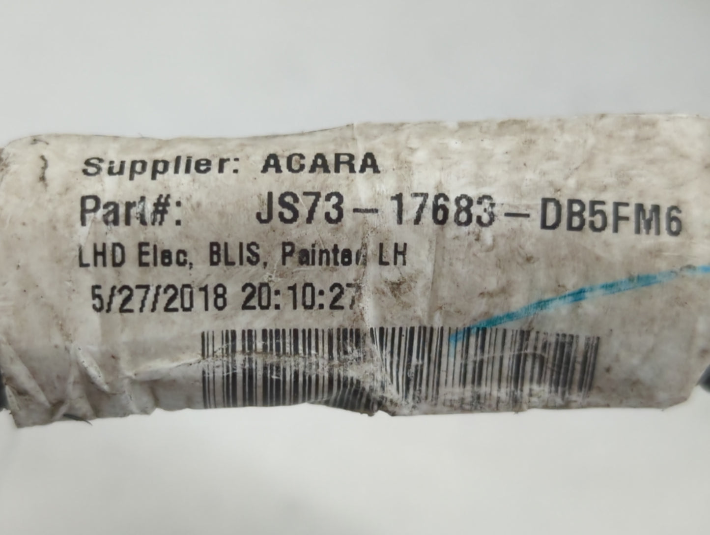 2018 Ford Fusion Side Mirror Replacement Driver Left View Door Mirror P/N:JS73-17683-DB5FM6 Fits OEM Used Auto Parts - Oemus