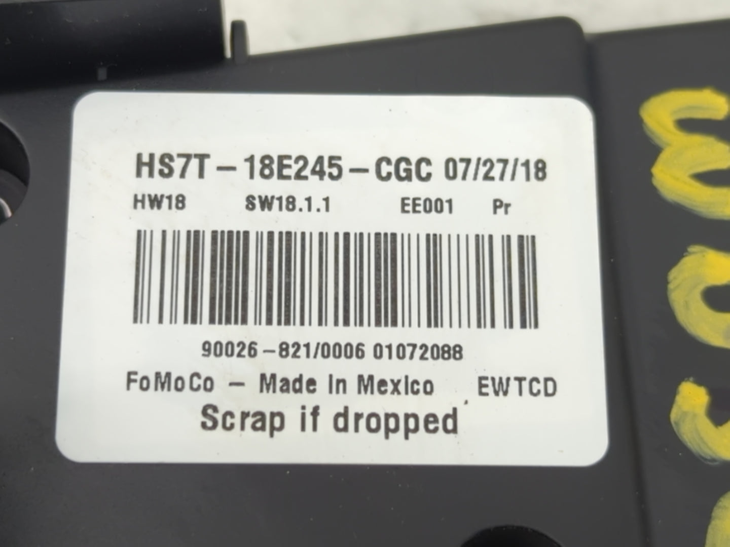 2017-2020 Ford Fusion Radio Control Panel - Oemusedautoparts1.com