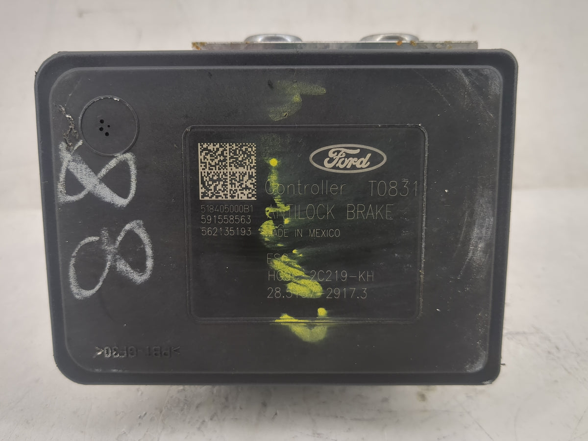 2017-2018 Ford Fusion Anti-Lock Brake ABS Pump Module Actuator OEM P/N:HG9C-2B373-AH Fits Fits 2017 2018 OEM Used Auto Parts