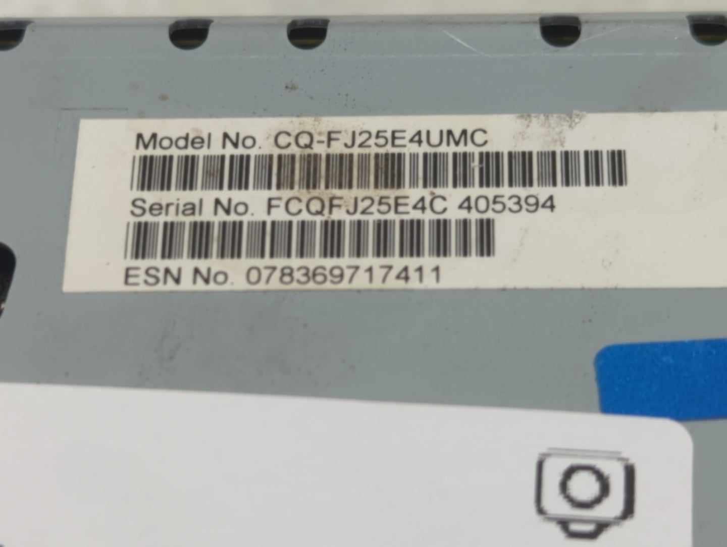 2016-2020 Ford Fusion Radio AM FM Cd Player Receiver Replacement P/N:CQ-FJ25E4UMC Fits Fits 2016 2017 2018 2019 2020 OEM Use
