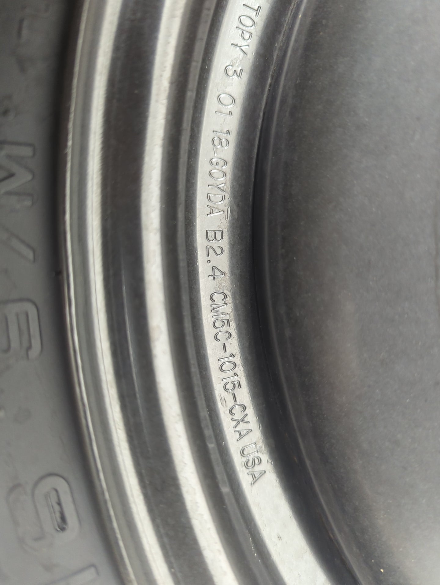 2013-2020 Ford Fusion Spare Donut Tire Wheel Rim Oem 1356562 - Oemusedautoparts1.com