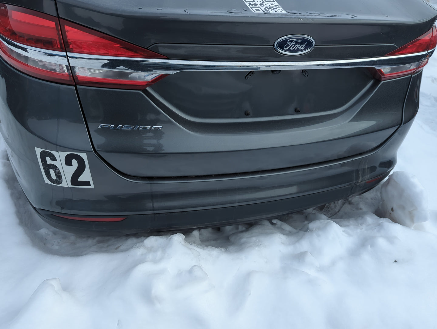 2013-2018 Ford Fusion Rear Bumper Assembly Oem 1362718 - Oemusedautoparts1.com