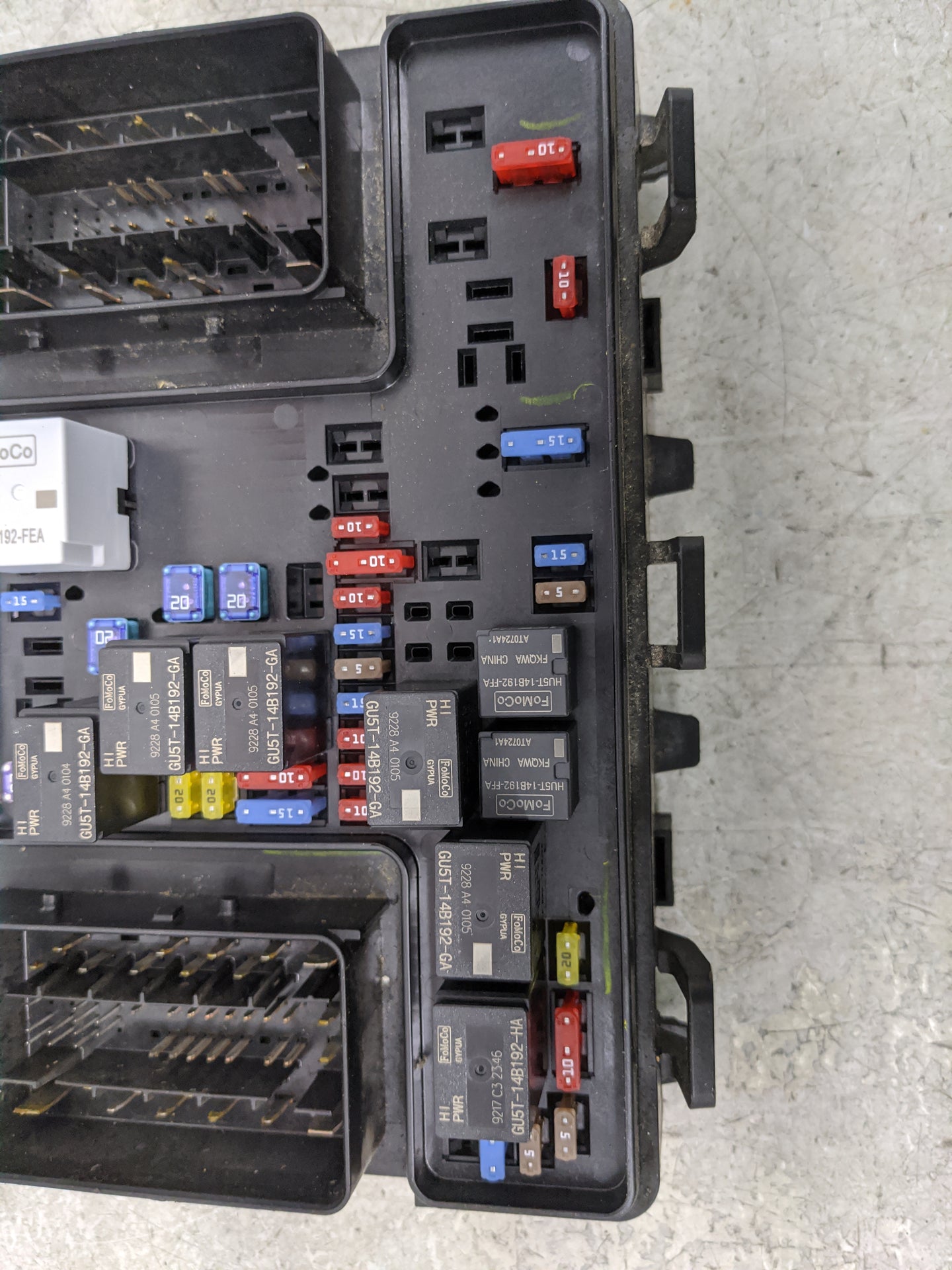 2017-2020 Ford Fusion Fusebox Fuse Box Panel Relay Module P/N:HG9T14D068AC Fits Fits 2017 2018 2019 2020 OEM Used Auto Parts