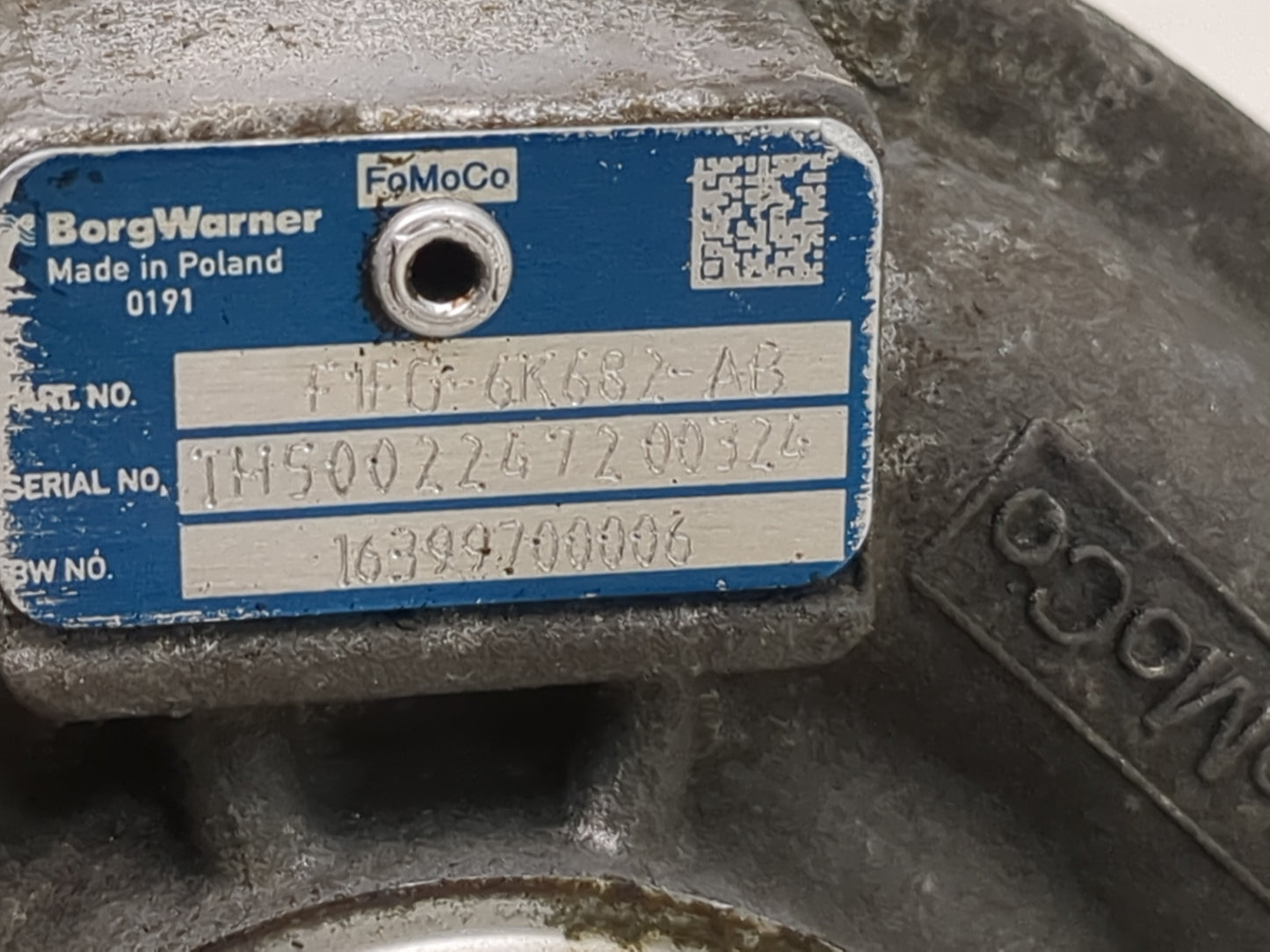 2014 Ford Fusion Turbocharger Turbo Charger Super Charger Supercharger - Oemusedautoparts1.com