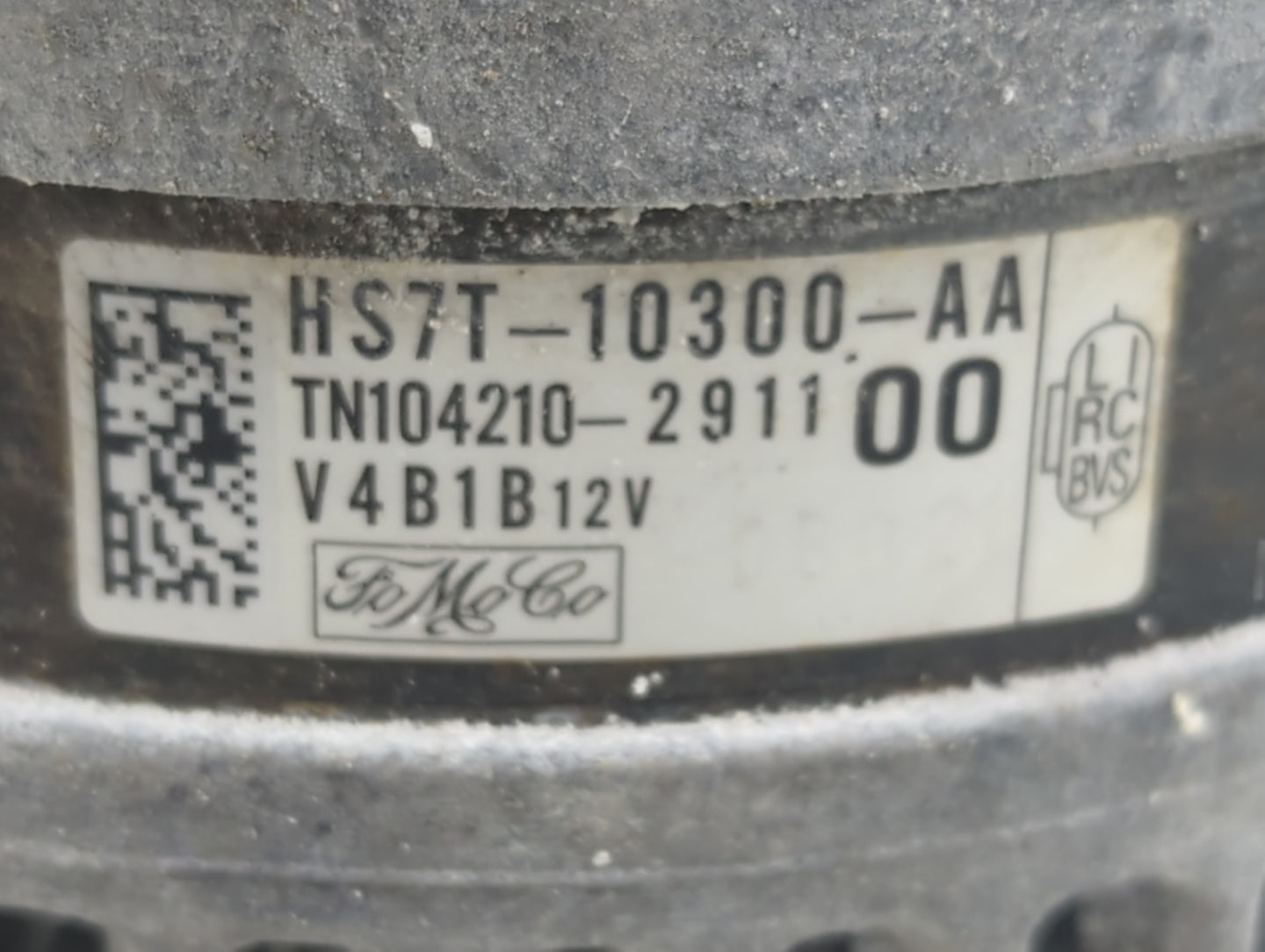 2016-2020 Ford Fusion Alternator Replacement Generator Charging Assembly Engine OEM P/N:HS7T-10300-AA Fits OEM Used Auto Par