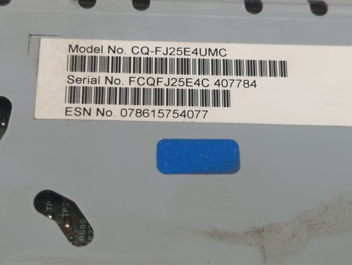 2017-2020 Ford Fusion Radio AM FM Cd Player Receiver Replacement P/N:CQ-FJ25E4UMC FCQFJ25E4 Fits Fits 2017 2018 2019 2020 OE