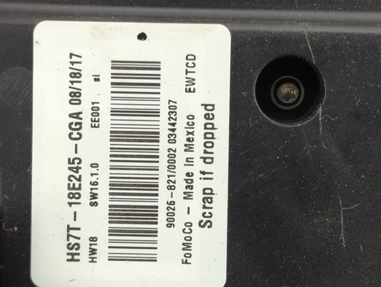 2017-2020 Ford Fusion Radio Control Panel - Oemusedautoparts1.com