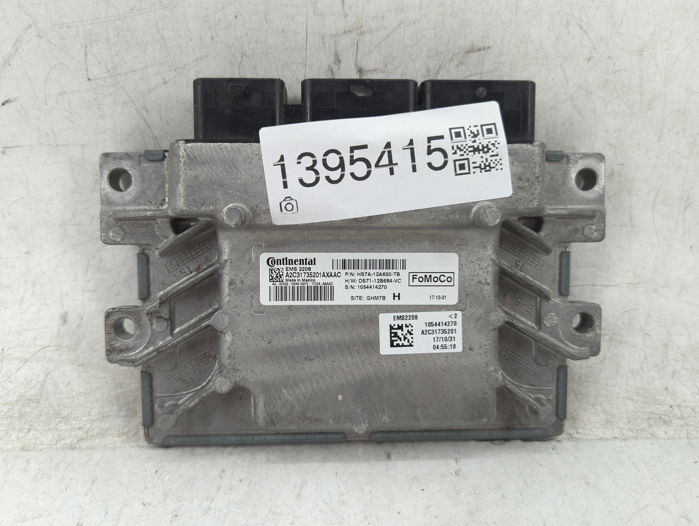 2017-2020 Ford Fusion PCM Engine Control Computer ECU ECM PCU OEM P/N:HS7A-12A650-TB Fits Fits 2014 2015 2016 2017 2018 2019