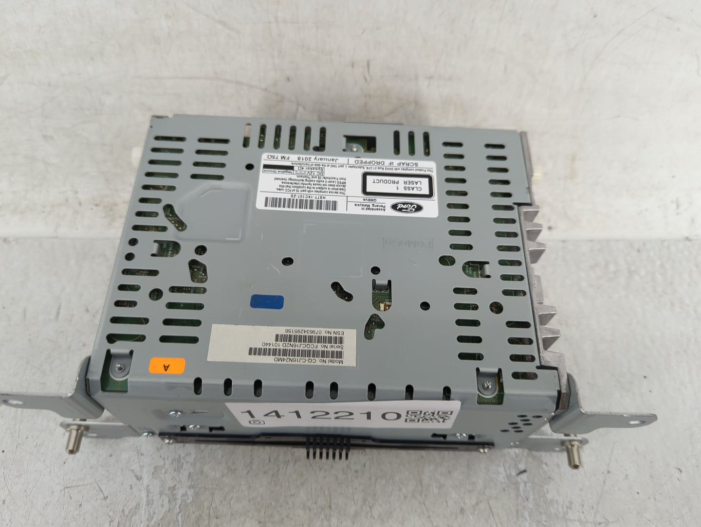 2018 Ford Fusion Radio AM FM Cd Player Receiver Replacement P/N:HS7T-19C107-ZE Fits OEM Used Auto Parts - Oemusedautoparts1.