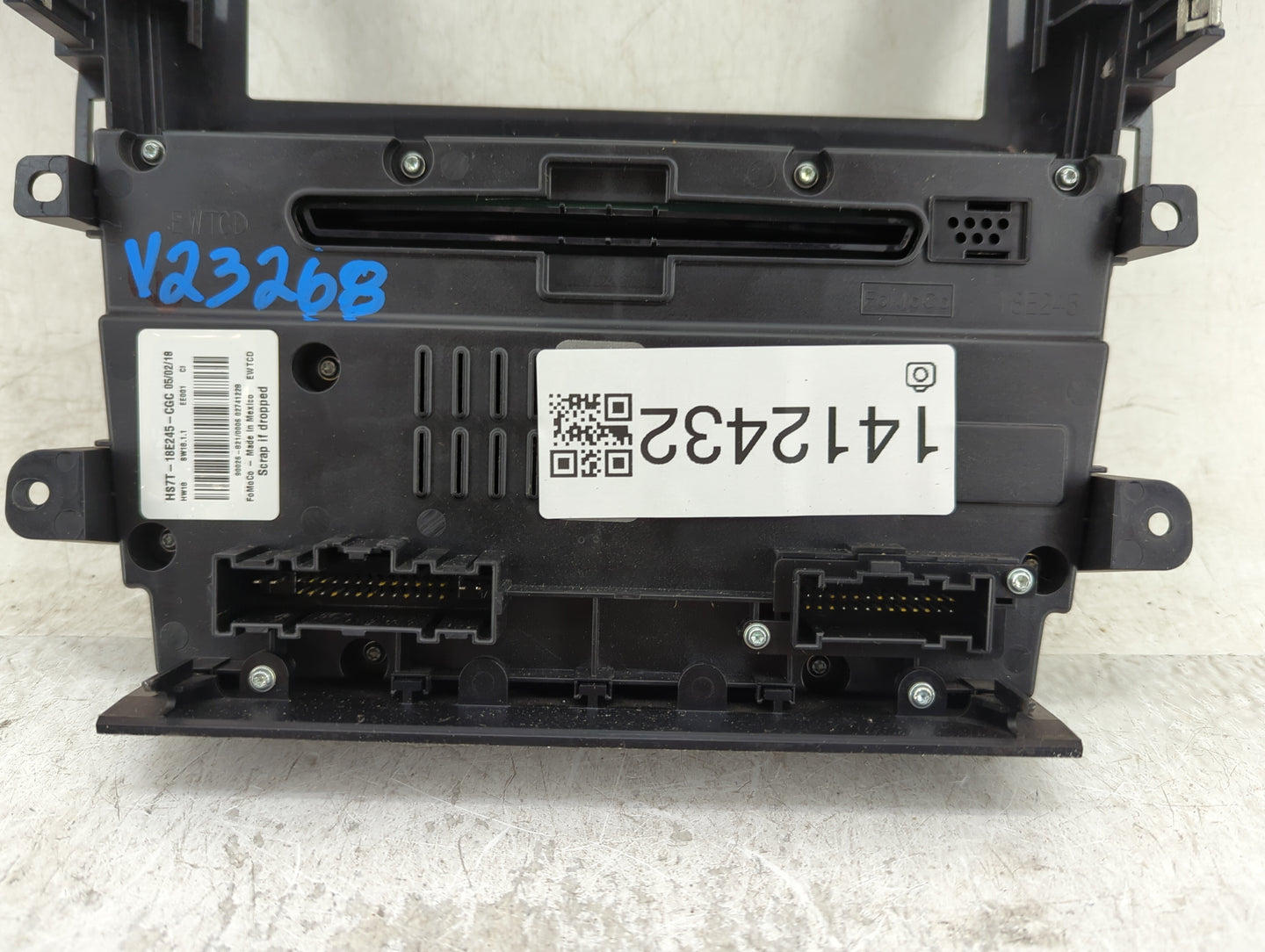 2017-2020 Ford Fusion Radio AM FM Cd Player Receiver Replacement P/N:HS7T-18E245-CGC Fits Fits 2017 2018 2019 2020 OEM Used 