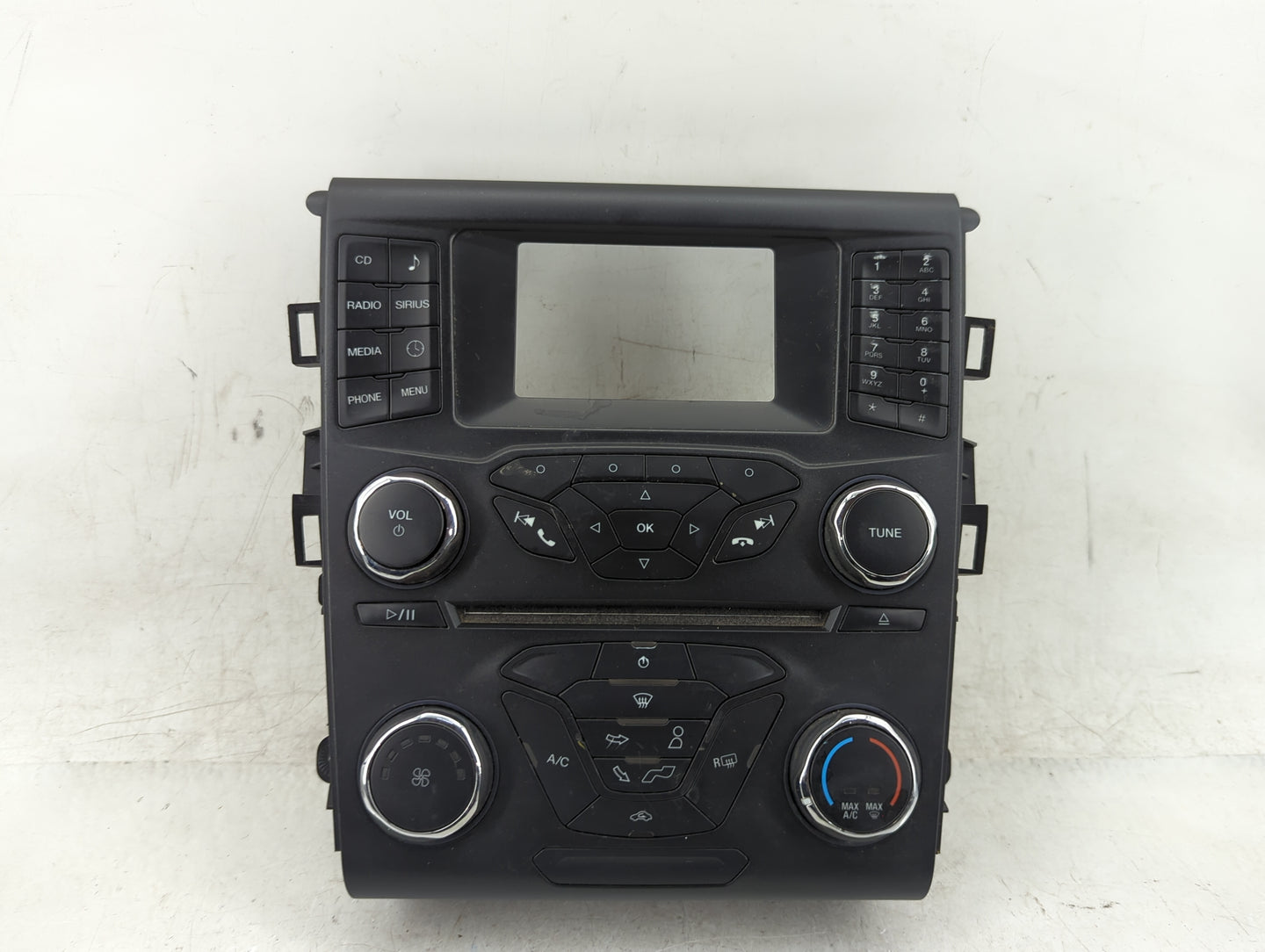 2017-2018 Ford Fusion Radio AM FM Cd Player Receiver Replacement P/N:HS7T-18E243-PA Fits Fits 2017 2018 OEM Used Auto Parts 