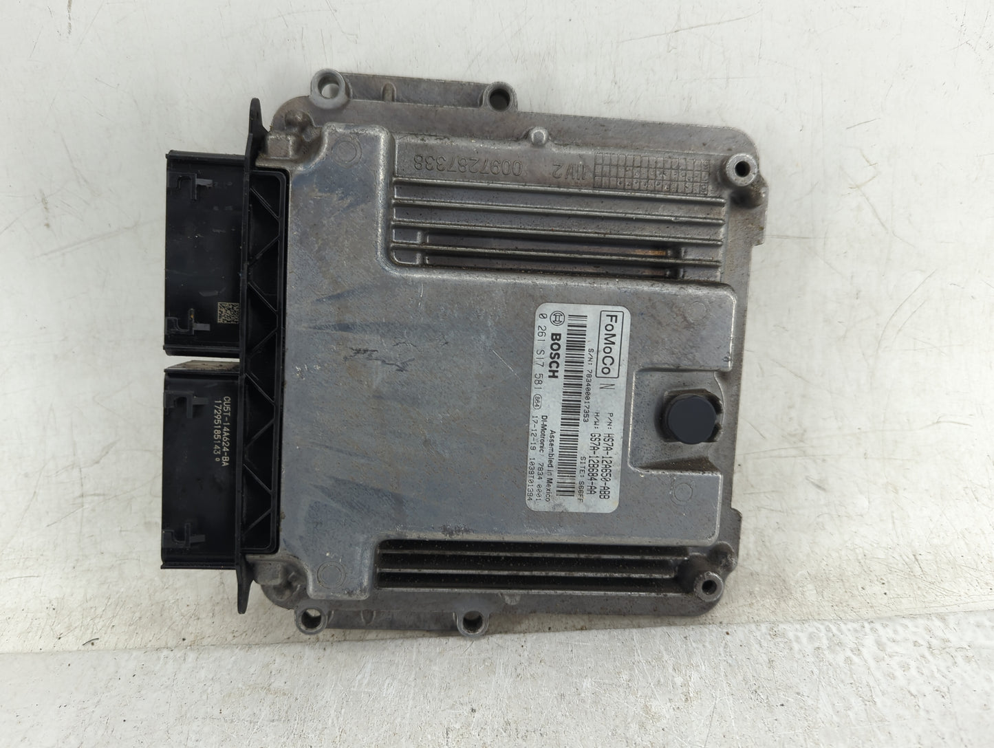 2017-2019 Ford Fusion PCM Engine Control Computer ECU ECM PCU OEM P/N:0097287338 Fits Fits 2017 2018 2019 OEM Used Auto Part