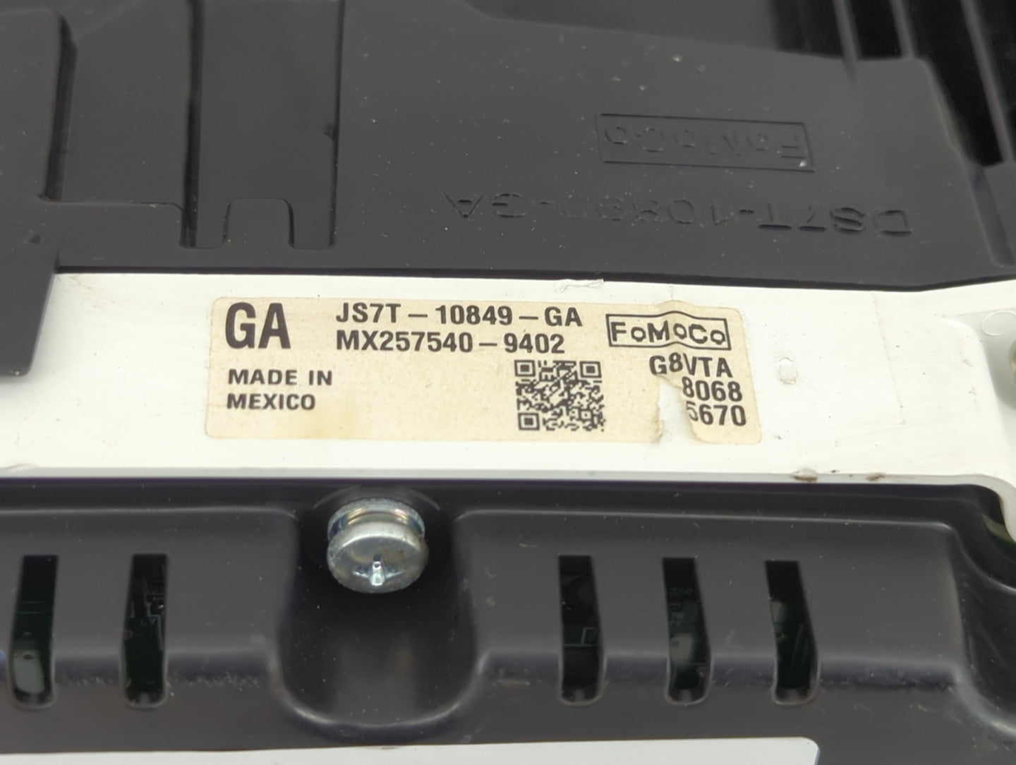 2018 Ford Fusion Instrument Cluster Speedometer Gauges P/N:JS7T-10849-GA DS7T-10849-3A Fits OEM Used Auto Parts - Oemusedaut