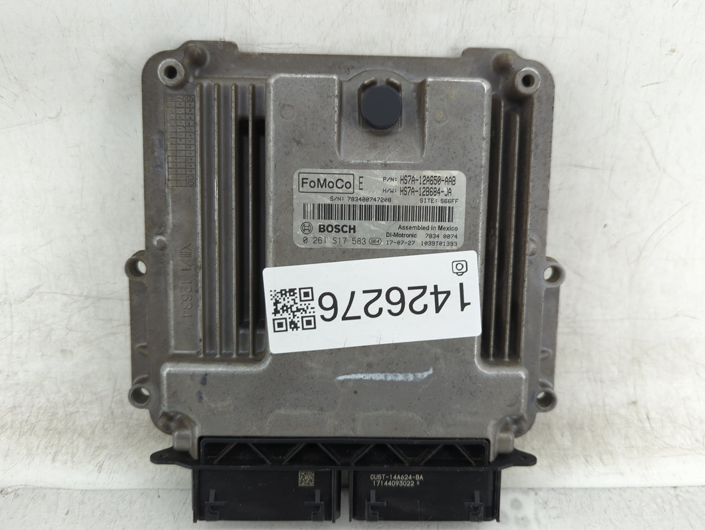 2017-2020 Ford Fusion PCM Engine Control Computer ECU ECM PCU OEM P/N:HS7A-12A650-AAB HS7A-12B684-JA Fits Fits 2017 2018 201
