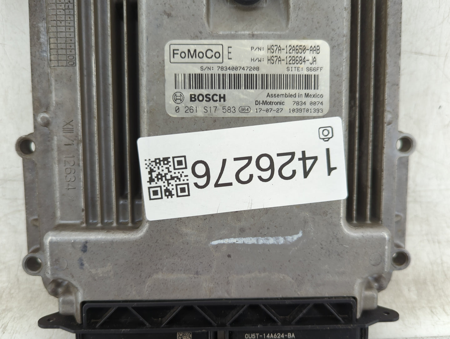 2017-2020 Ford Fusion PCM Engine Control Computer ECU ECM PCU OEM P/N:HS7A-12A650-AAB HS7A-12B684-JA Fits Fits 2017 2018 201