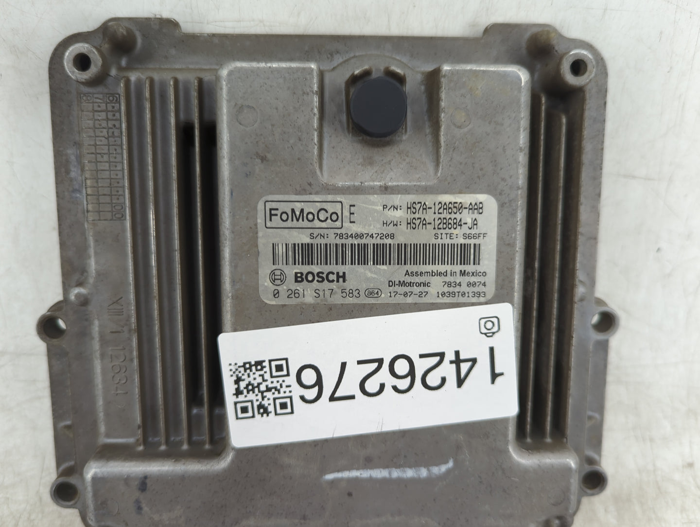 2017-2020 Ford Fusion PCM Engine Control Computer ECU ECM PCU OEM P/N:HS7A-12A650-AAB HS7A-12B684-JA Fits Fits 2017 2018 201