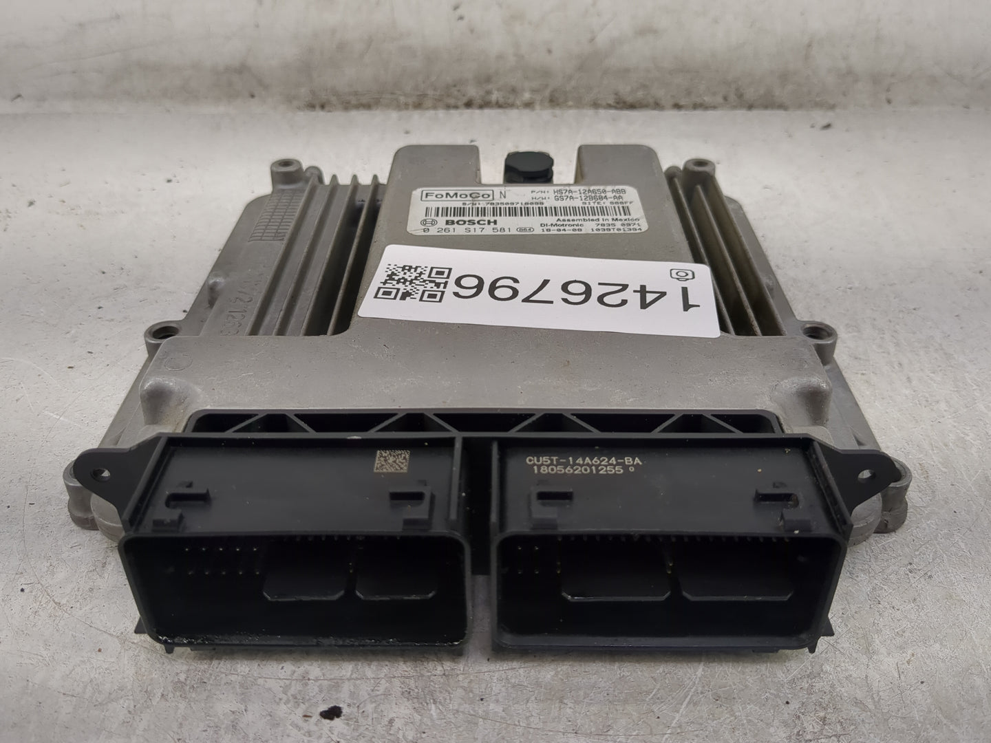2017-2019 Ford Fusion PCM Engine Control Computer ECU ECM PCU OEM P/N:HS7A-12A650-ABB GS7A-12B684-AA Fits Fits 2017 2018 201