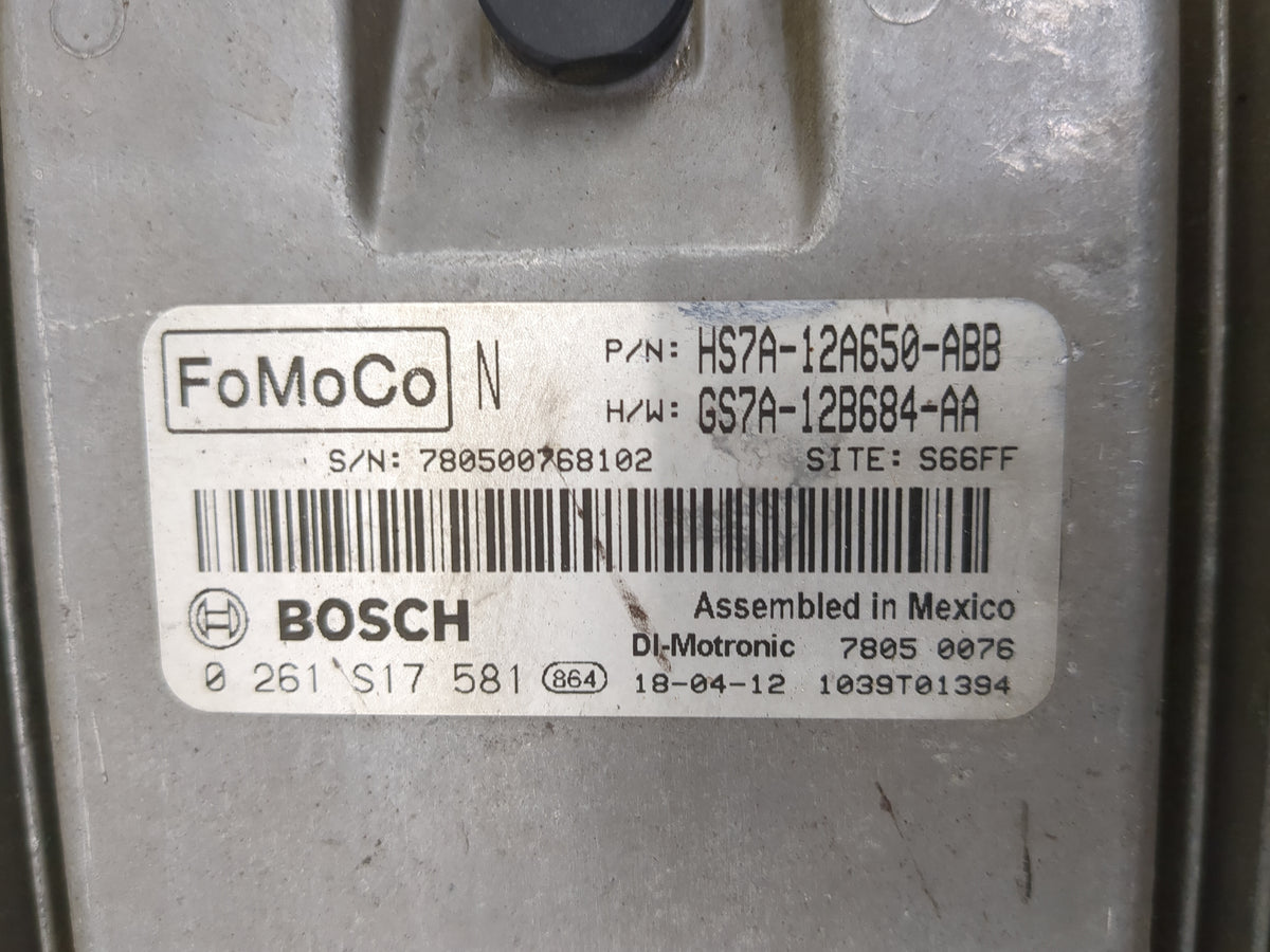 2017-2019 Ford Fusion PCM Engine Control Computer ECU ECM PCU OEM P/N:GS7A-12B684-AA HS7A-12A650-ABB Fits 2017 2018 2019 OEM