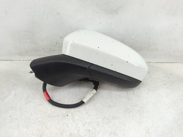 2016-2020 Ford Fusion Driver Left Side View Manual Door Mirror White - Oemusedautoparts1.com