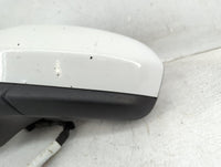 2016-2020 Ford Fusion Driver Left Side View Manual Door Mirror White - Oemusedautoparts1.com