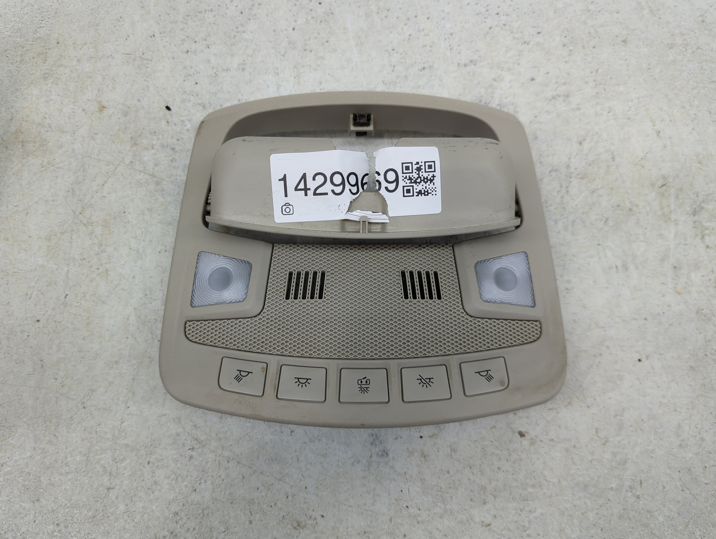 2018 Ford Fusion Overhead Roof Console - Oemusedautoparts1.com