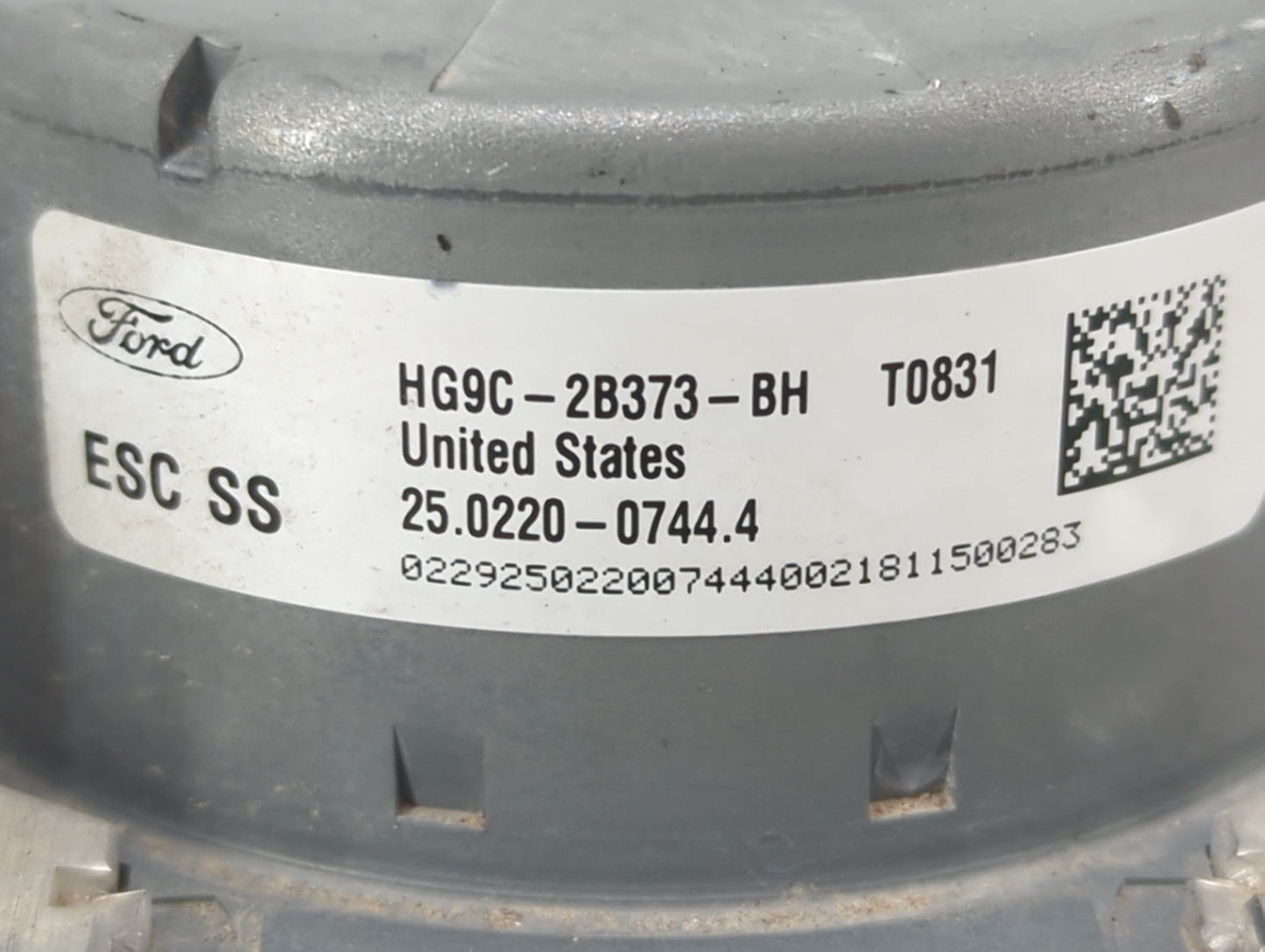 2017-2018 Ford Fusion ABS Pump Control Module Replacement P/N:HG9C-2B373-BH Fits Fits 2017 2018 OEM Used Auto Parts - Oemuse