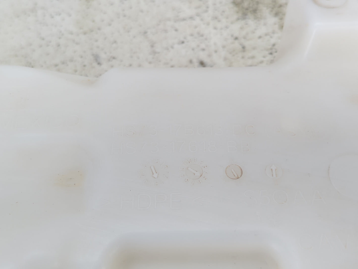 2017-2020 Ford Fusion Windshield Washer Fluid Reservoir Bottle Oem - Oemusedautoparts1.com