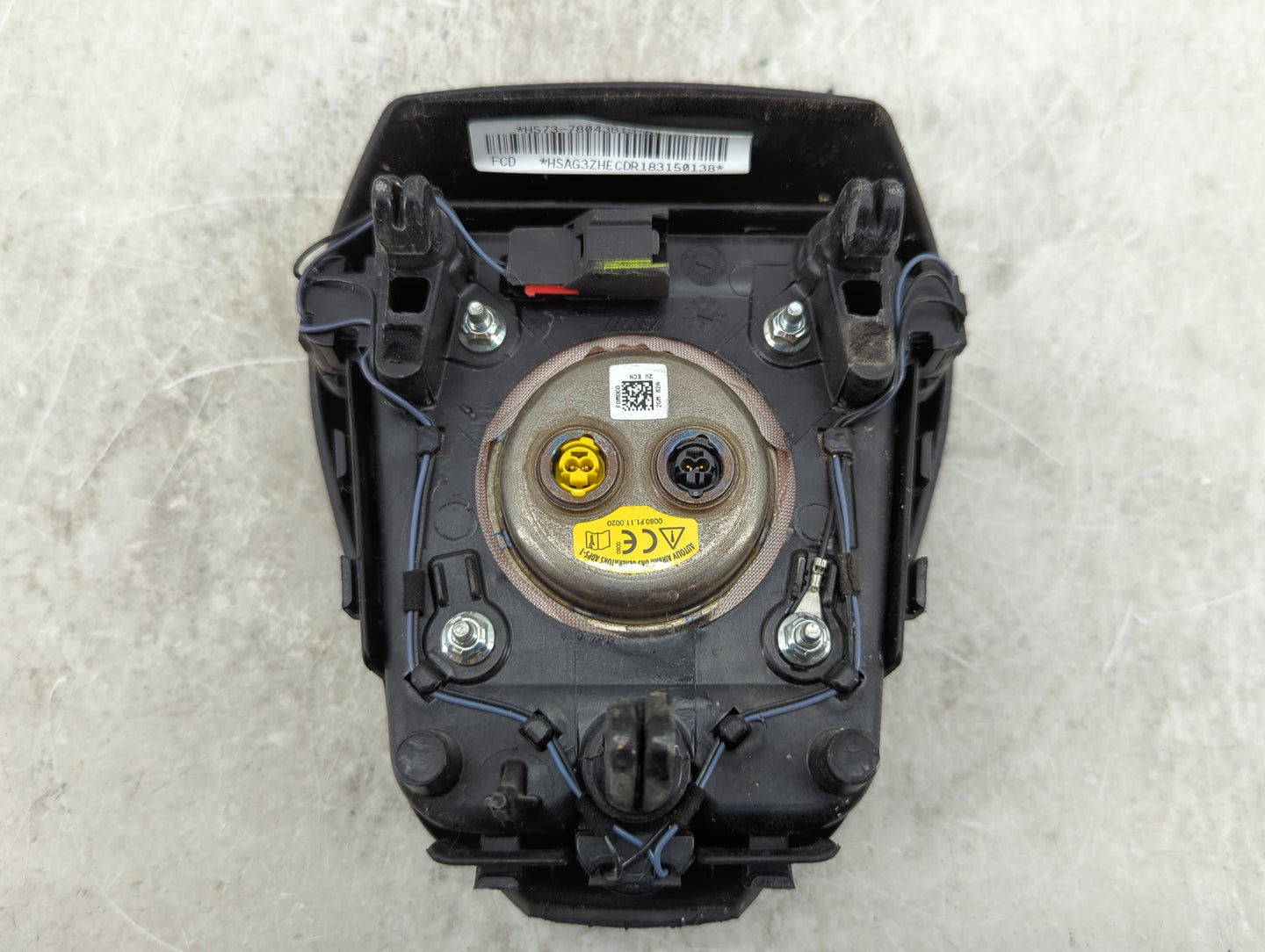2018 Ford Fusion Air Bag Driver Left Steering Wheel Mounted P/N:HS73-78043B13-AG HSAG3ZHECDR183150138 Fits OEM Used Auto Par