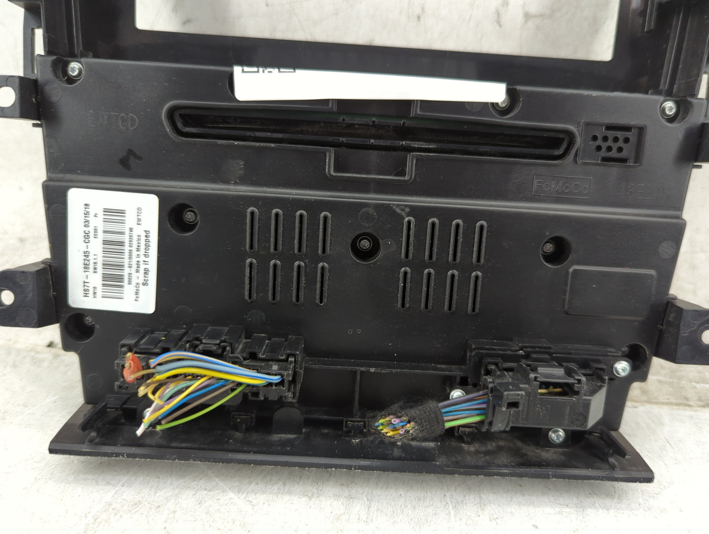 2017-2020 Ford Fusion Radio Control Panel - Oemusedautoparts1.com