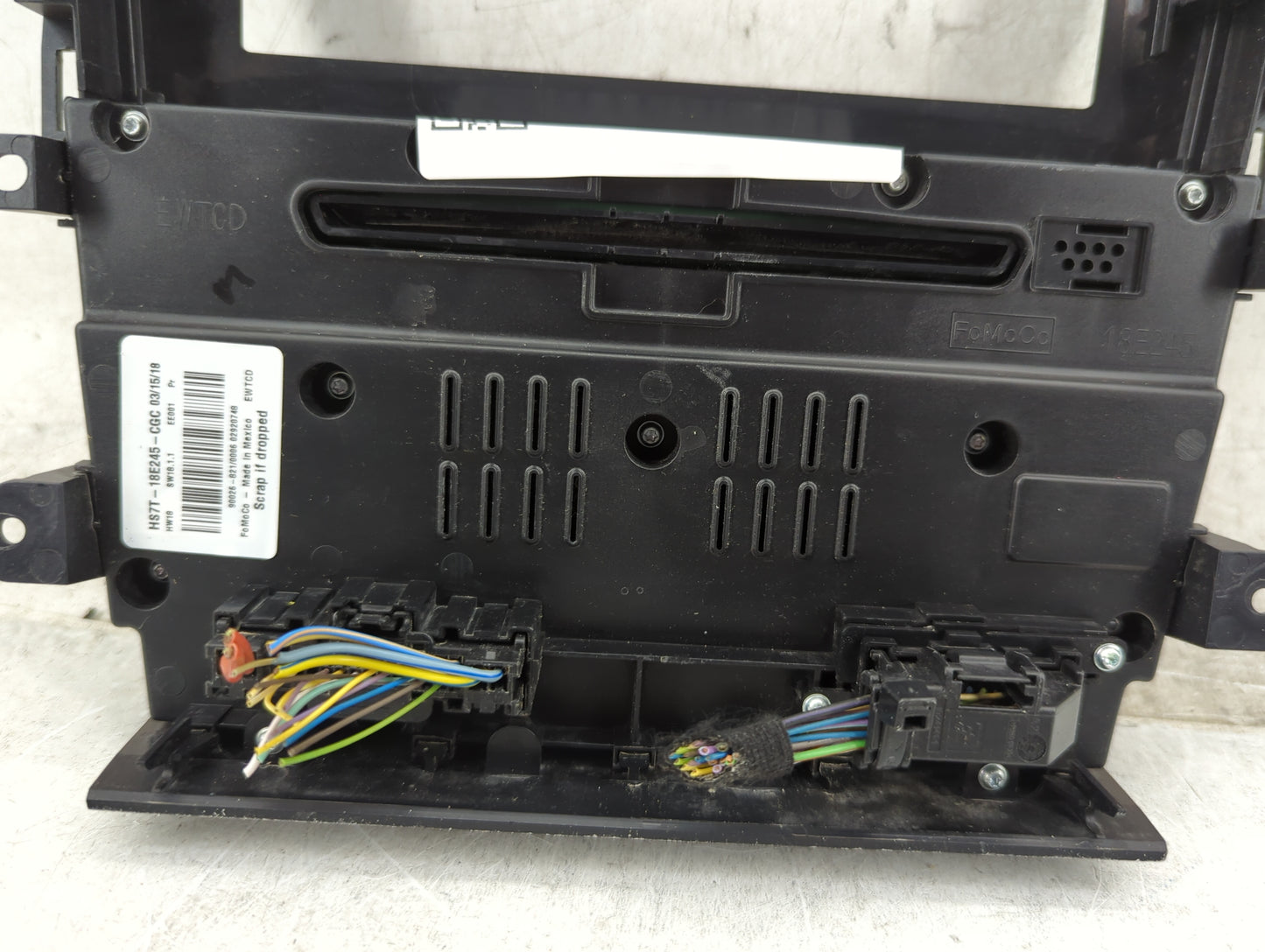 2017-2020 Ford Fusion Radio Control Panel - Oemusedautoparts1.com