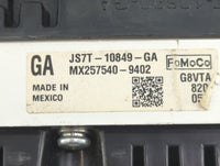 2018 Ford Fusion Instrument Cluster Speedometer Gauges P/N:JS7T-10849-GA MX257540-9402 Fits OEM Used Auto Parts - Oemusedaut