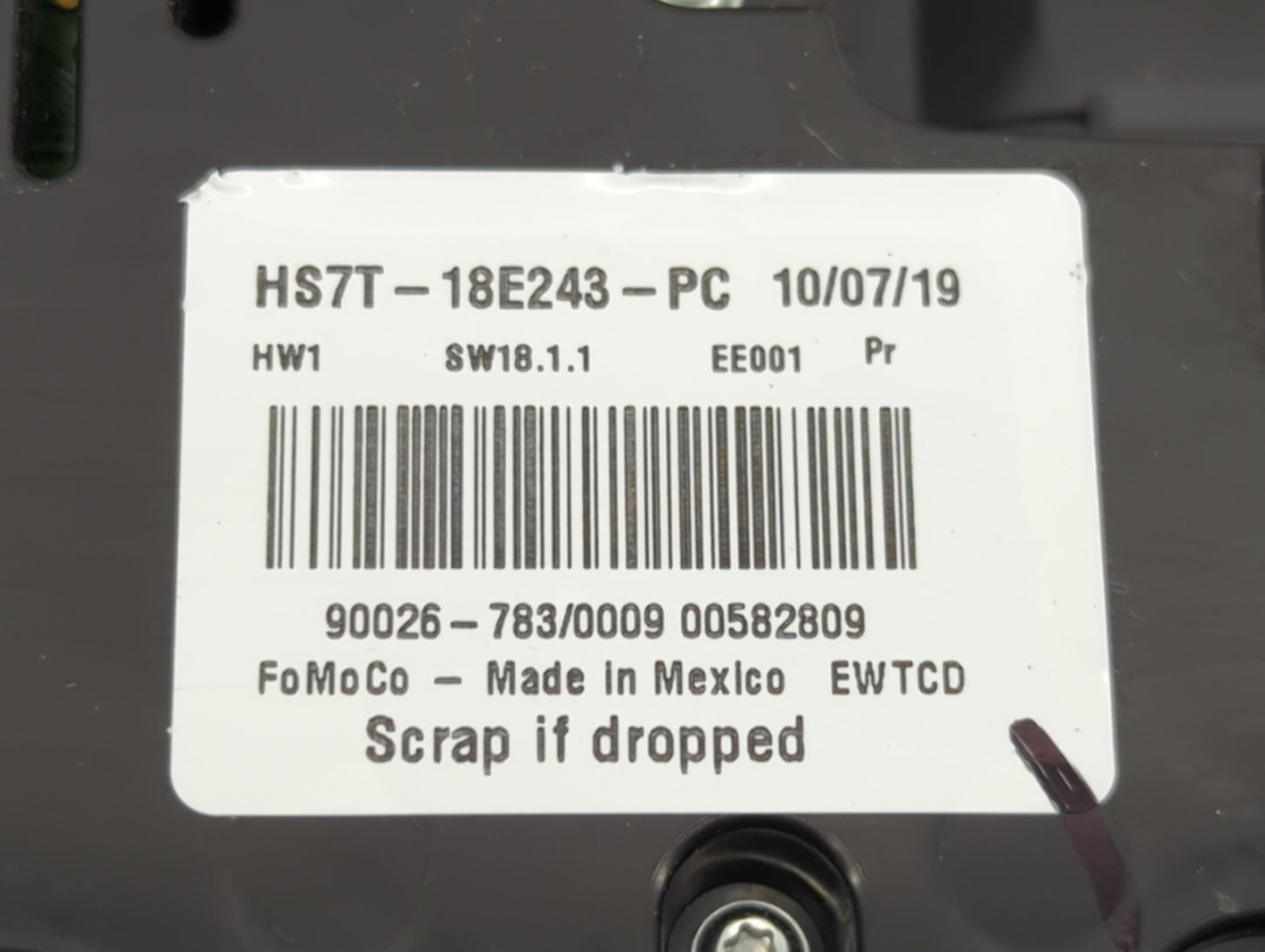 2017-2018 Ford Fusion Radio Control Panel - Oemusedautoparts1.com