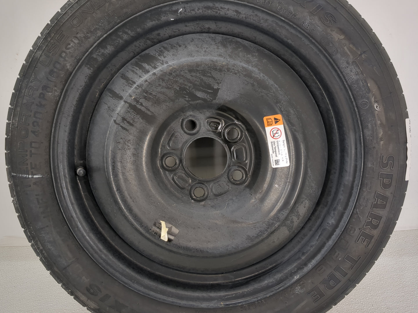 2013-2020 Ford Fusion Spare Donut Tire Wheel Rim Oem 1455286 - Oemusedautoparts1.com