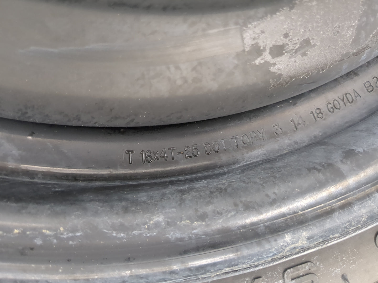 2013-2020 Ford Fusion Spare Donut Tire Wheel Rim Oem 1455286 - Oemusedautoparts1.com