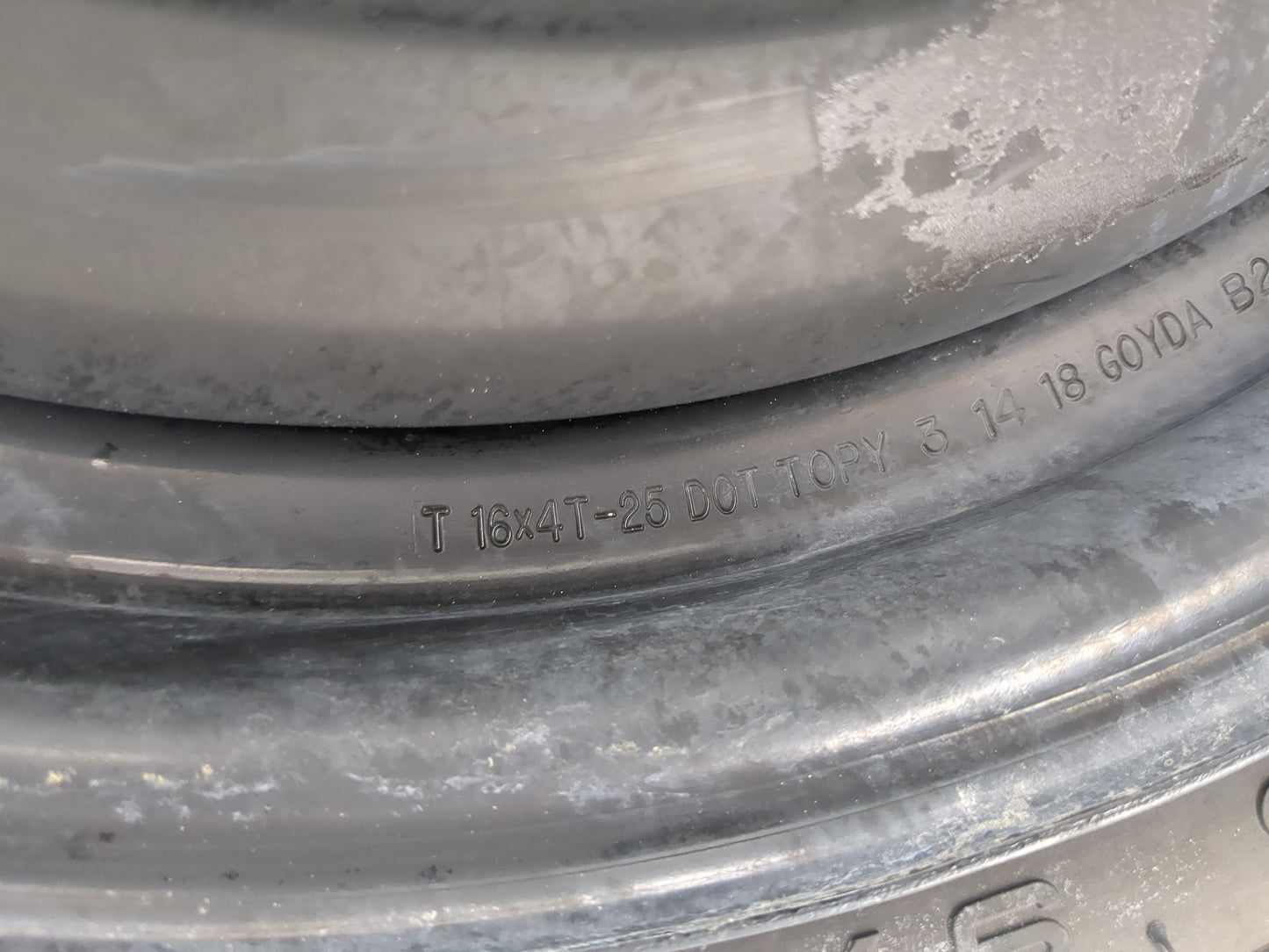 2013-2020 Ford Fusion Spare Donut Tire Wheel Rim Oem 1455286 - Oemusedautoparts1.com