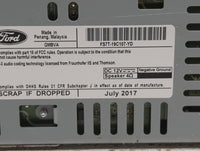2017-2020 Ford Fusion Radio AM FM Cd Player Receiver Replacement P/N:FS7T-19C107-YD Fits Fits 2017 2018 2019 2020 OEM Used A