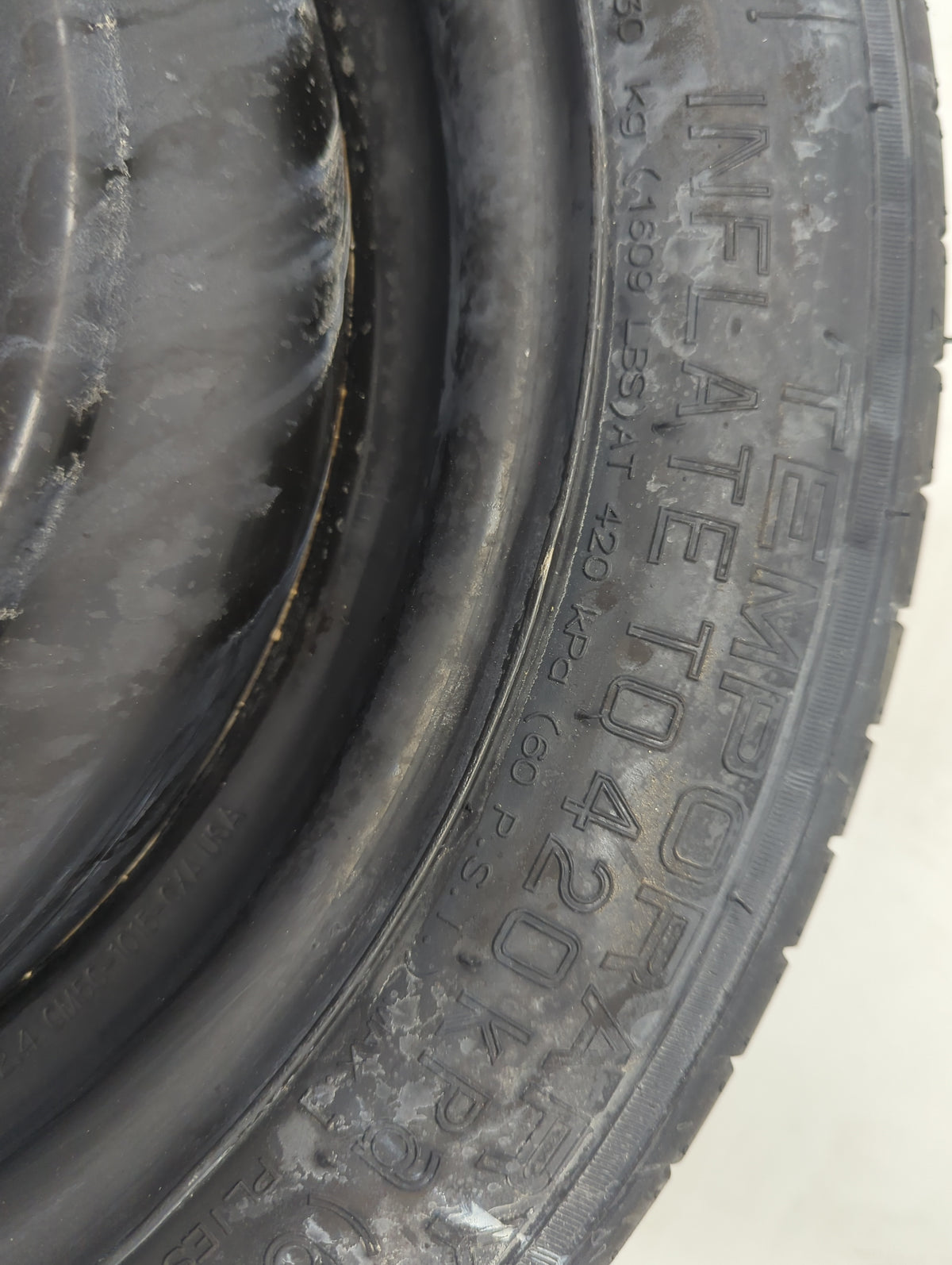 2013-2020 Ford Fusion Spare Donut Tire Wheel Rim Oem 1462026 - Oemusedautoparts1.com