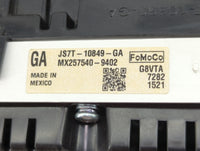 2018 Ford Fusion Instrument Cluster Speedometer Gauges P/N:JS7T-10849-GA MX257540-9402 Miles:74K Fits OEM Used Auto Parts - 