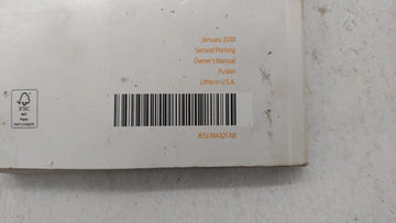 2018 Ford Fusion Owners Manual Book Guide OEM Used Auto Parts