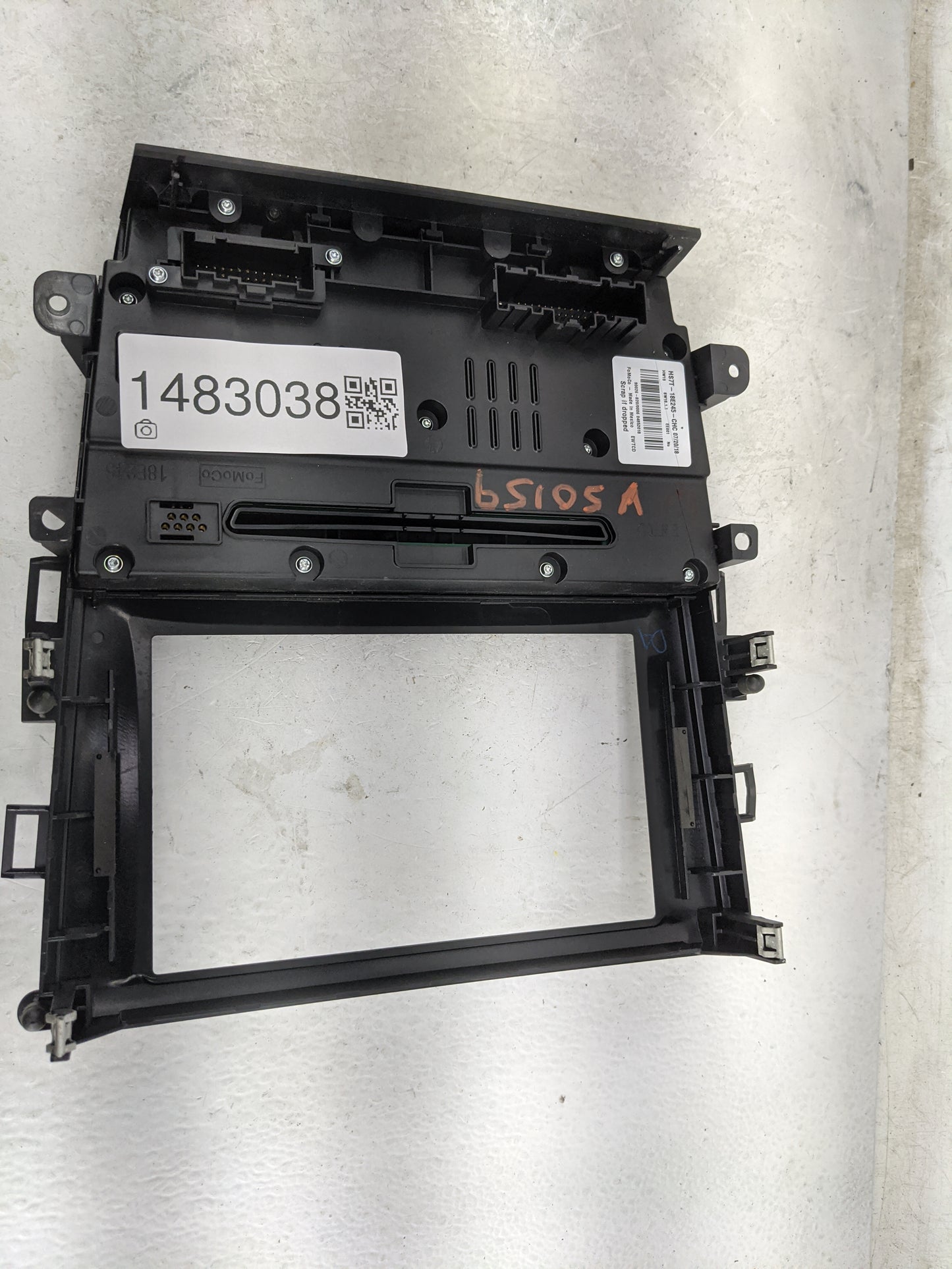 2017-2020 Ford Fusion Radio Control Panel 1483038 - Oemusedautoparts1.com