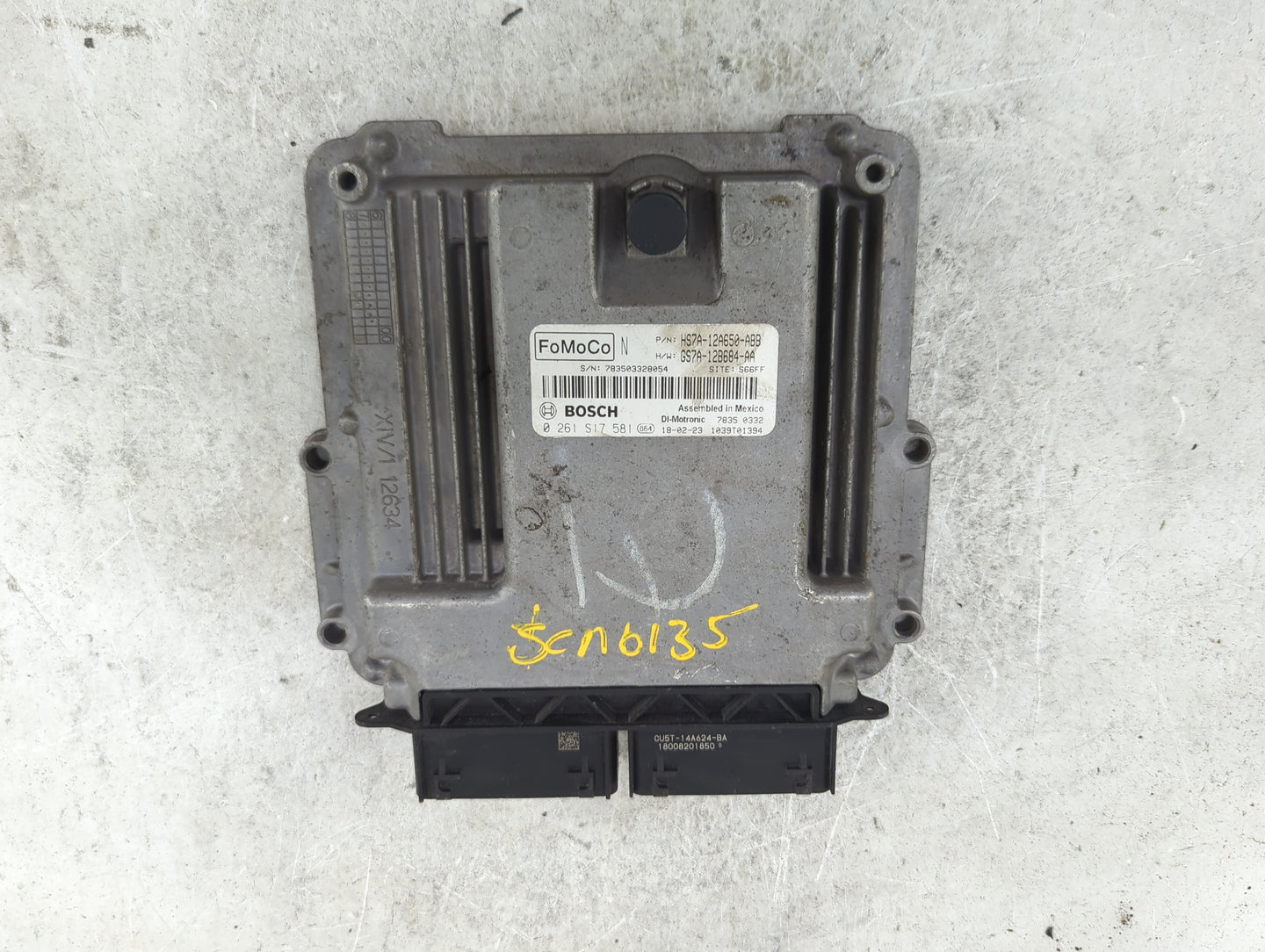 2017-2019 Ford Fusion PCM Engine Control Computer ECU ECM PCU OEM P/N:HS7A-12A650-ABB GS7A-12B684-AA Fits Fits 2017 2018 201