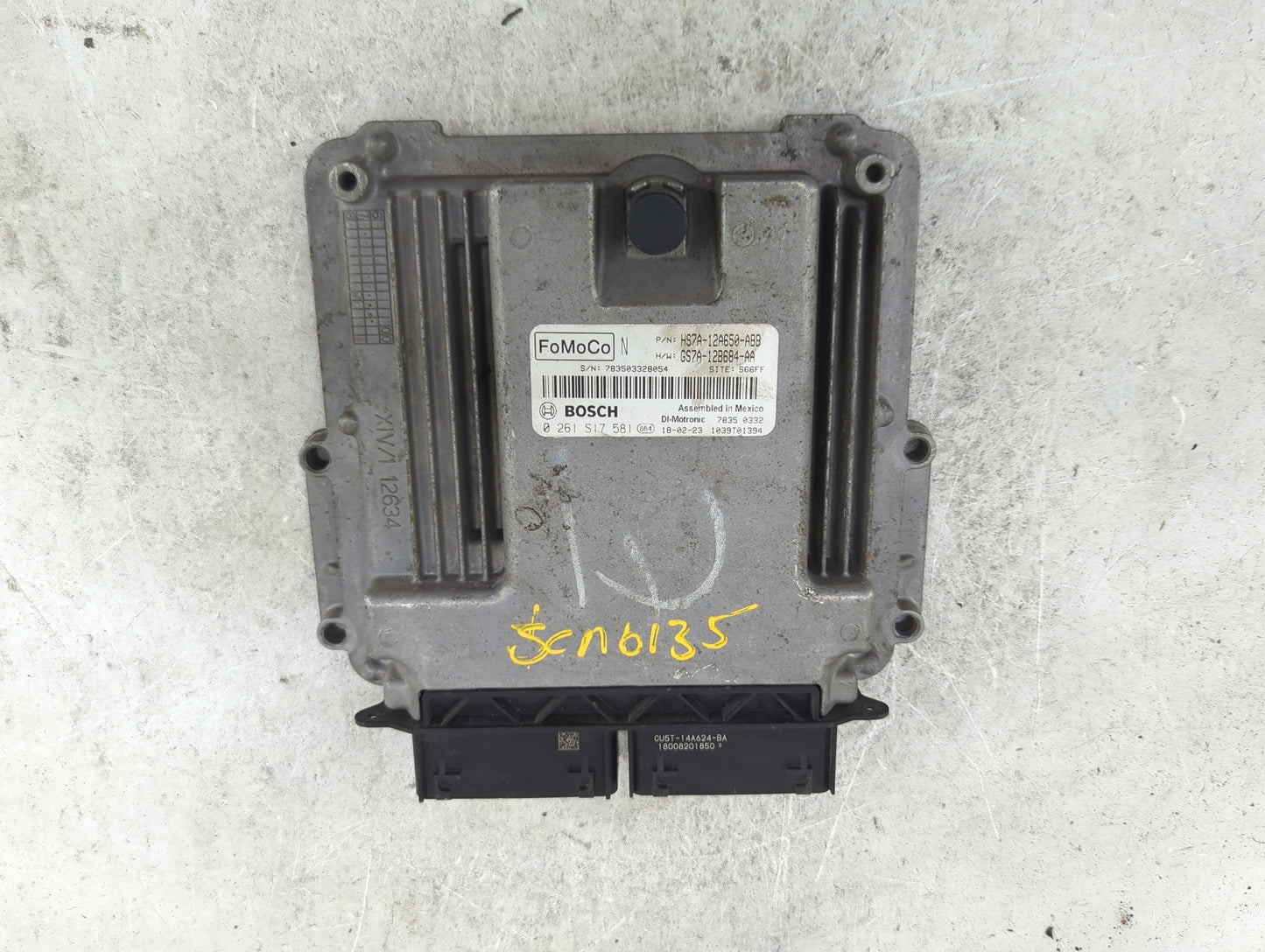 2017-2019 Ford Fusion PCM Engine Control Computer ECU ECM PCU OEM P/N:HS7A-12A650-ABB GS7A-12B684-AA Fits Fits 2017 2018 201