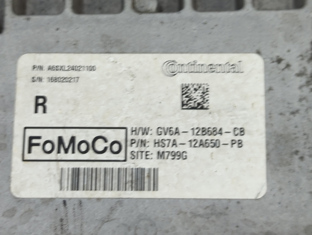2017-2020 Ford Fusion PCM Engine Control Computer ECU ECM PCU OEM P/N:GV6A-12B684-CB HS7A-12A650-PB Fits 2016 2017 2018 2019