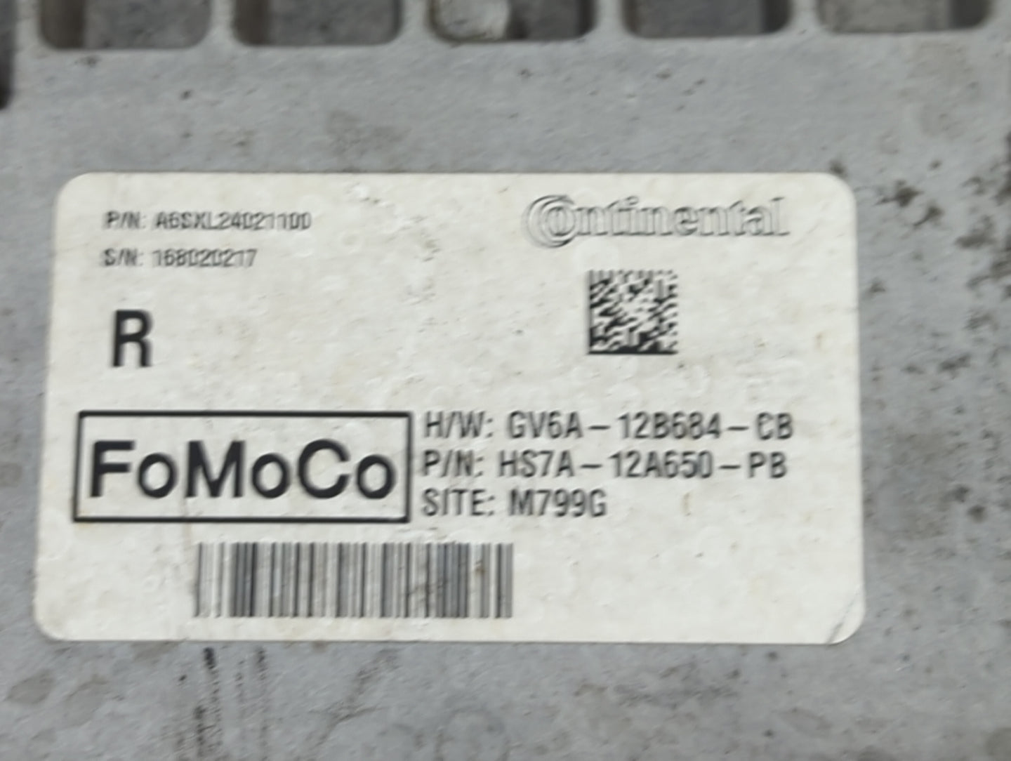 2017-2020 Ford Fusion PCM Engine Control Computer ECU ECM PCU OEM P/N:GV6A-12B684-CB HS7A-12A650-PB Fits OEM Used Auto Parts