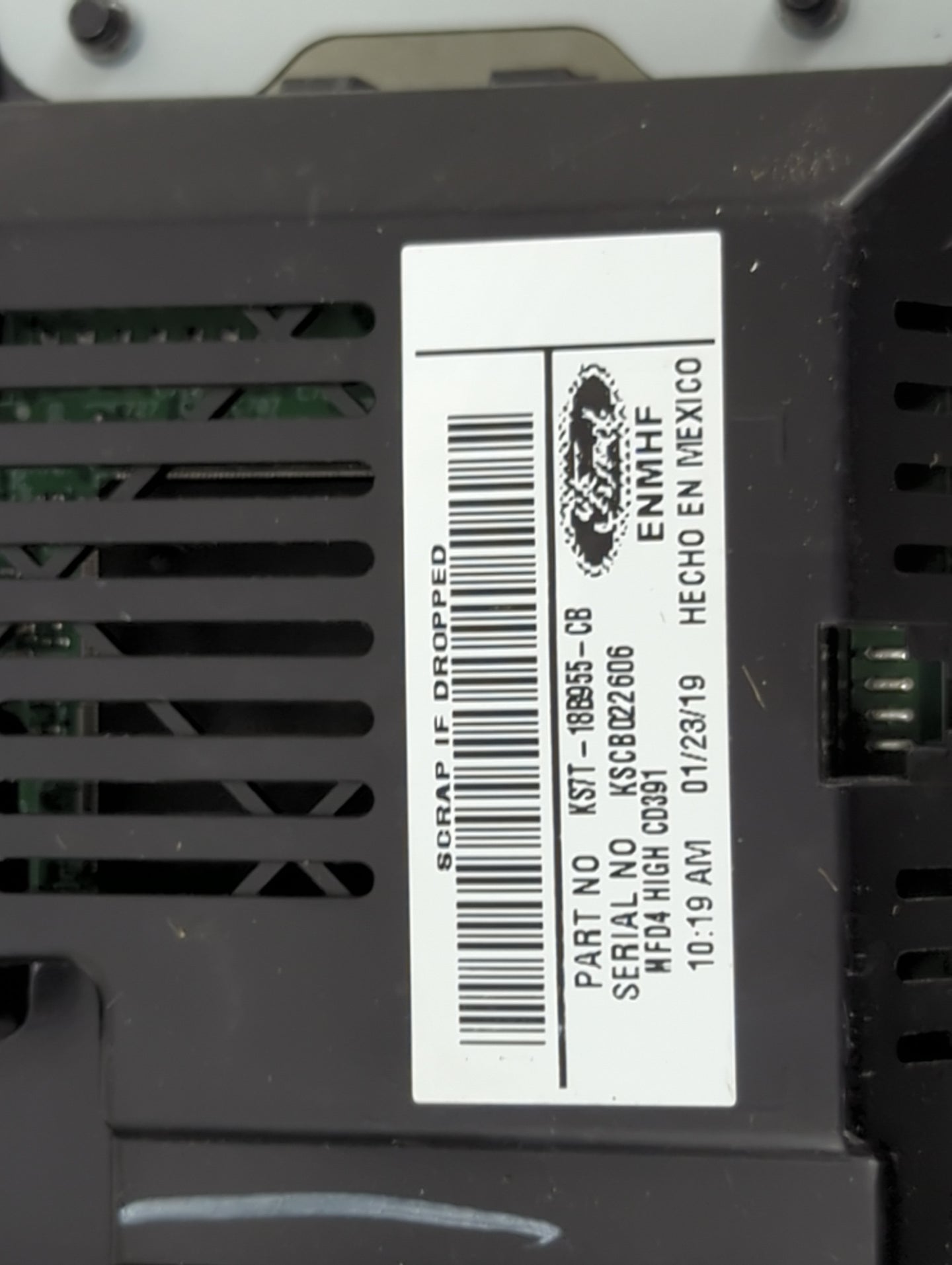 2017-2020 Ford Fusion Information Display Screen 1494716 - Oemusedautoparts1.com
