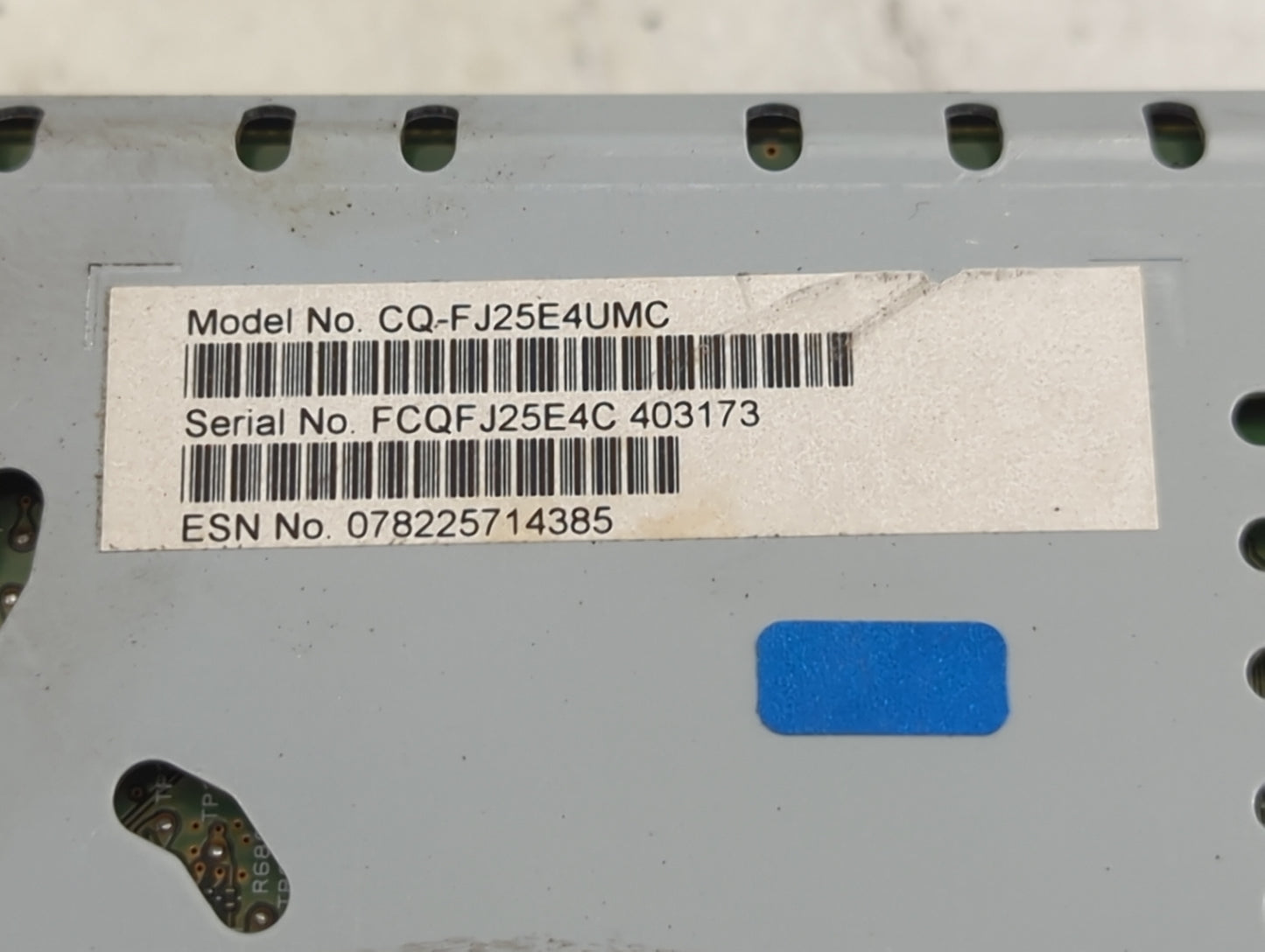 2017-2020 Ford Fusion Radio AM FM Cd Player Receiver Replacement P/N:CQ-FJ25E4UMC Fits Fits 2017 2018 2019 2020 OEM Used Aut